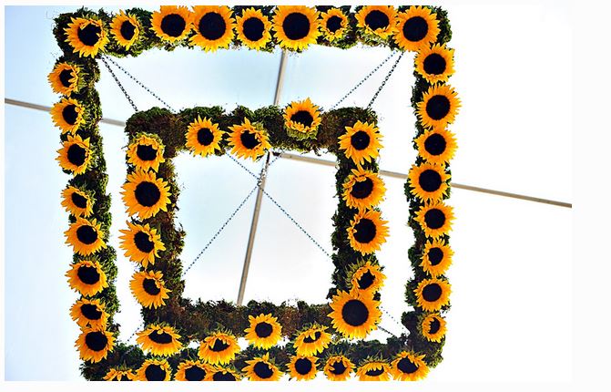 Sunflower Chandelier